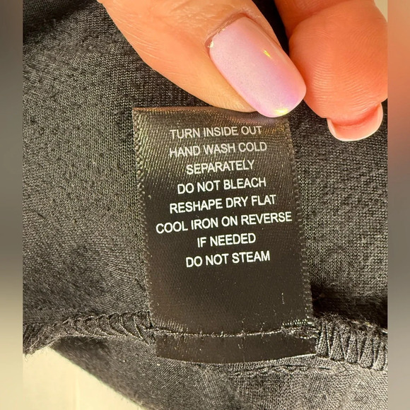 Curations Open Front Faux Suede Duster Black w/ Silver Embroidery Women’s Large - Picture 11 of 11